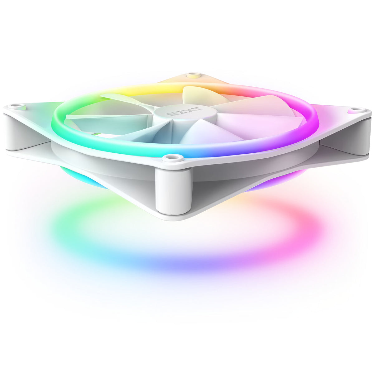 NZXT F120 RGB DUO - Computer Case Fan in White - 120mm