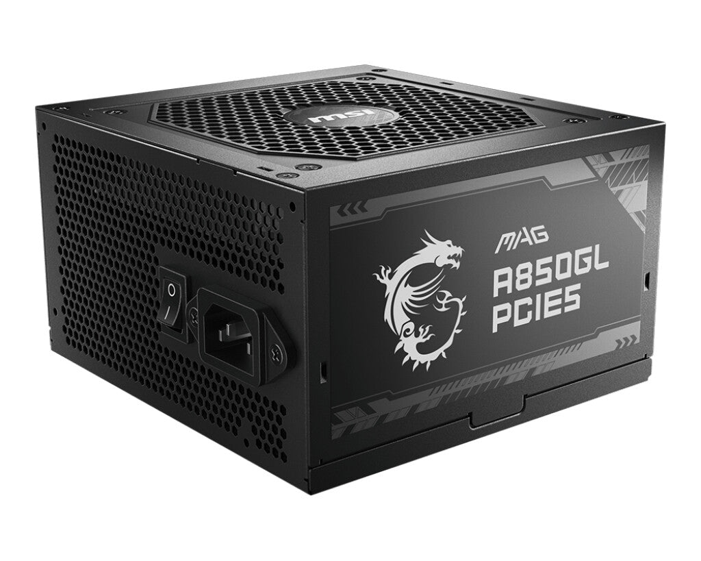 MSI MAG A850GL PCIE5 - 850W 80+ Gold Fully Modular Power Supply Unit