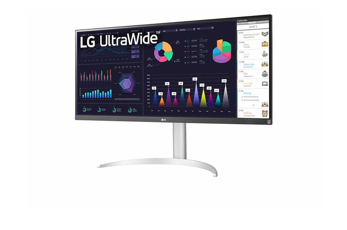 LG 34WQ650-W -86.4 cm (34") - 2560 x 1080 pixels 4K UHD LCD Monitor
