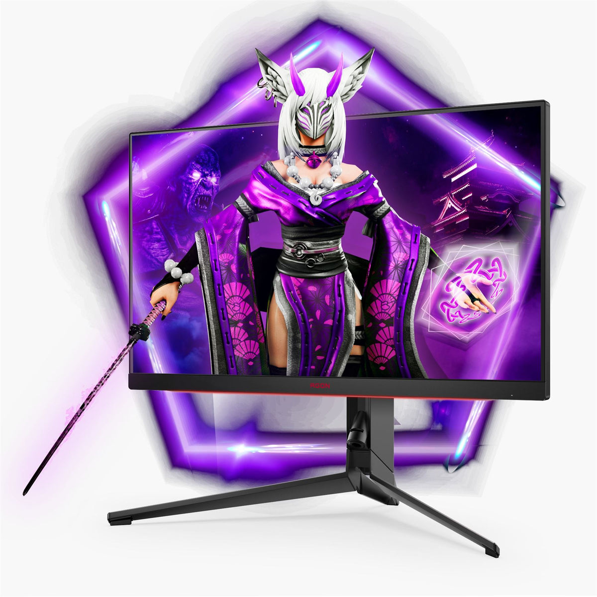 AOC AG274QS LED display 68.6 cm (27") 2560 x 1440 pixels Quad HD Black, Red Monitor