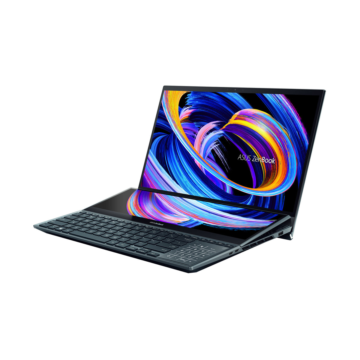 ASUS Zenbook Pro Duo 15 OLED Laptop - 39.6 cm (15.6") - Touchscreen - Intel® Core™ i9-12900H - 32 GB LPDDR5-SDRAM - 1 TB SSD - NVIDIA GeForce RTX 3070 Ti - Wi-Fi 6 - Windows 11 Home - Blue