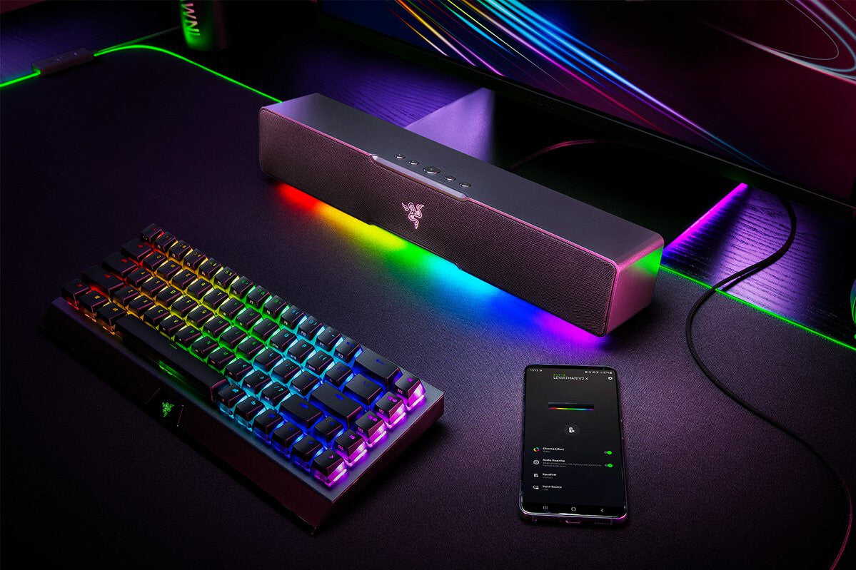 Razer Leviathan V2 X Wired Soundbar in Black