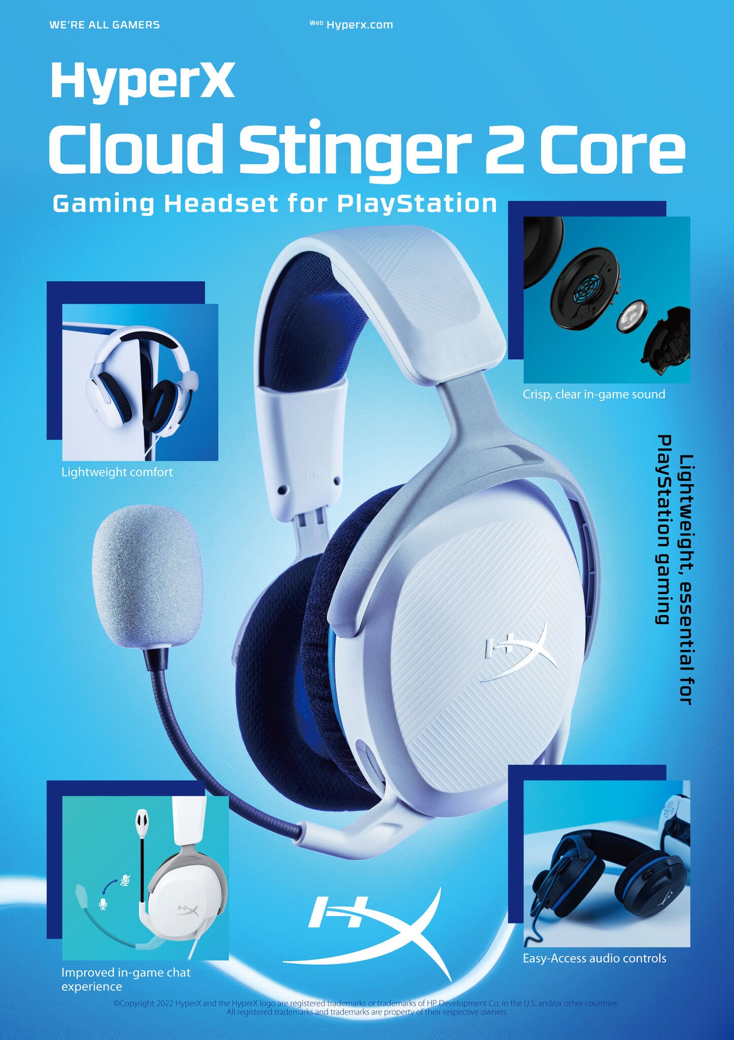 Cloud Stinger Headsets For Ps4 At Gamestop Stinger Ps4 Hyperx