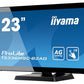iiyama ProLite T2336MSC-B2AG - 58.4 cm (23") - 1920 x 1080 pixels FHD LED Touchscreen Monitor