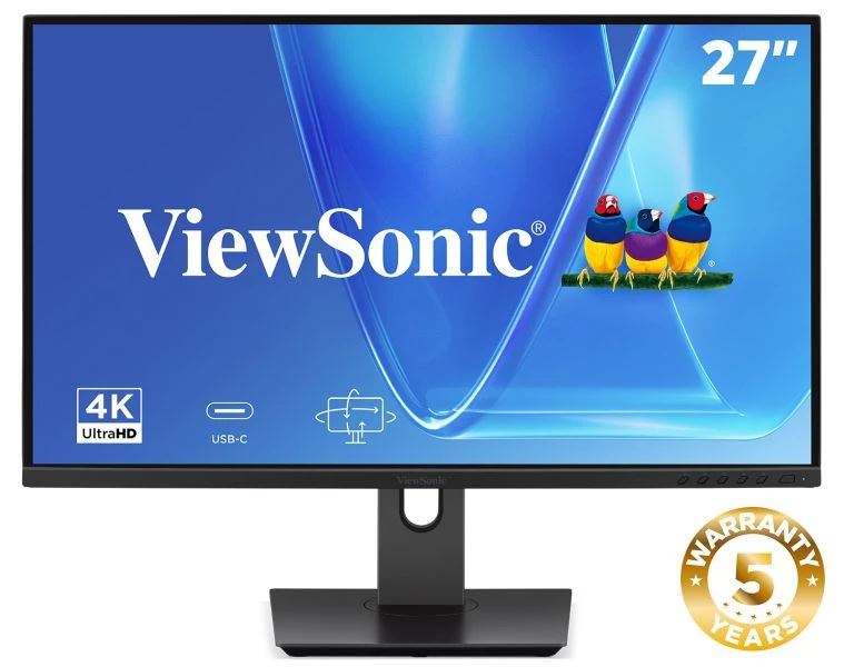 Viewsonic VG Series 27” 4K UHD USB-C Monitor with Dual Speakers