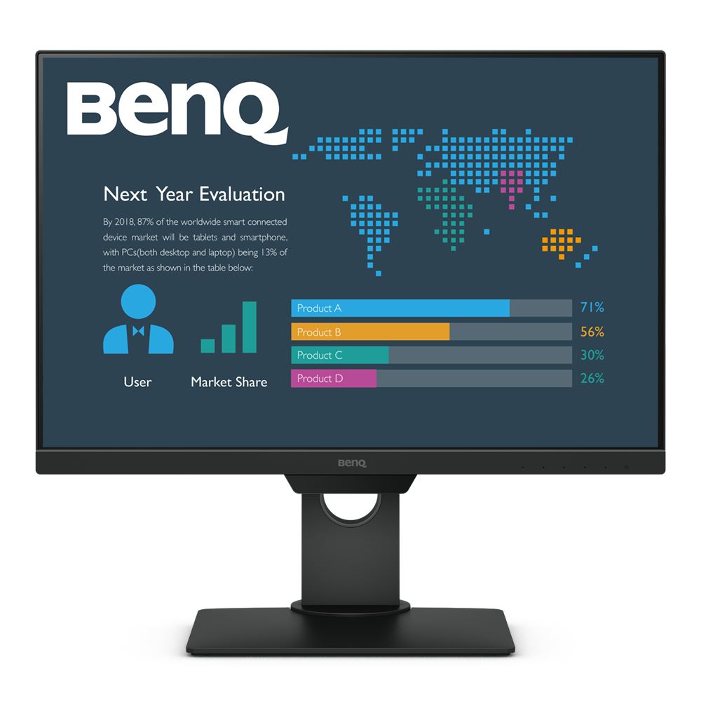 BenQ BL2581T 63.5 cm (25&quot;) 1920 x 1080 pixels Full HD LED Black Monitor