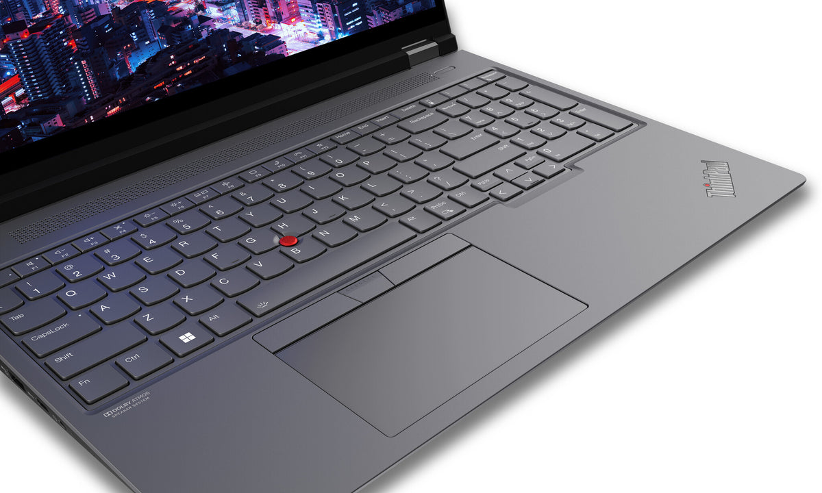 Lenovo ThinkPad P16 Laptop - 40.6 cm (16") - Intel® Core™ i7-14700HX - 32 GB DDR5-SDRAM - 1 TB SSD - NVIDIA RTX 2000 Ada - Wi-Fi 6E - Windows 11 Pro - Grey / Black