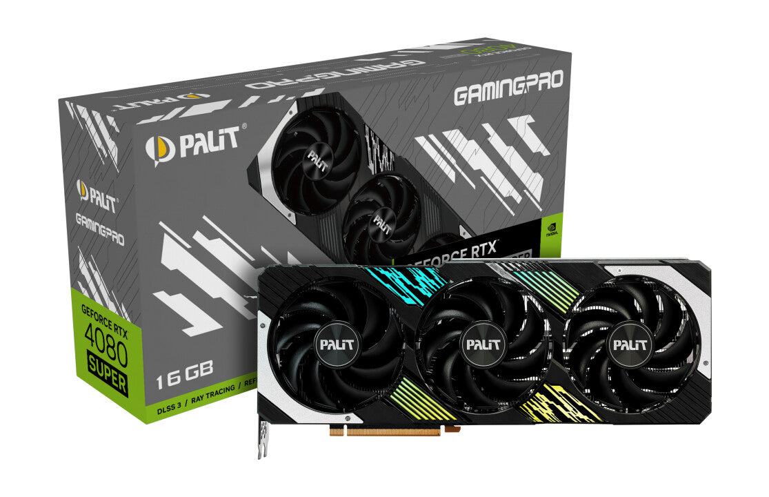 Palit GAMINGPRO -  NVIDIA 16 GB GDDR6X GeForce RTX 4080 SUPER graphics card