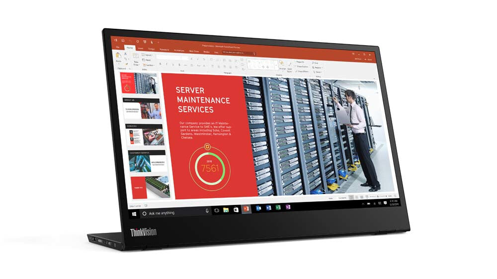 Lenovo ThinkVision M14 - 35.6 cm (14") - 1920 x 1080 pixels FHD LED Monitor
