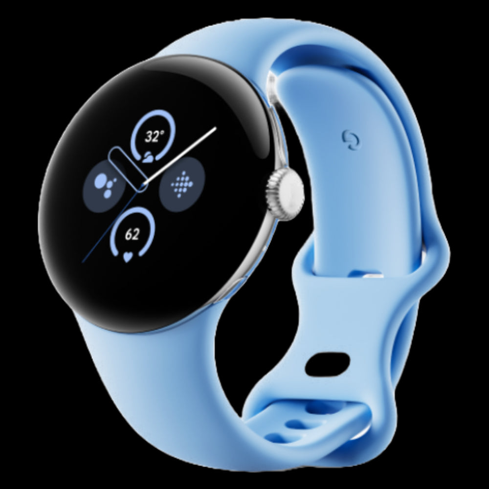 Google Pixel Watch - Polished Silver - 41MM - Refurbished