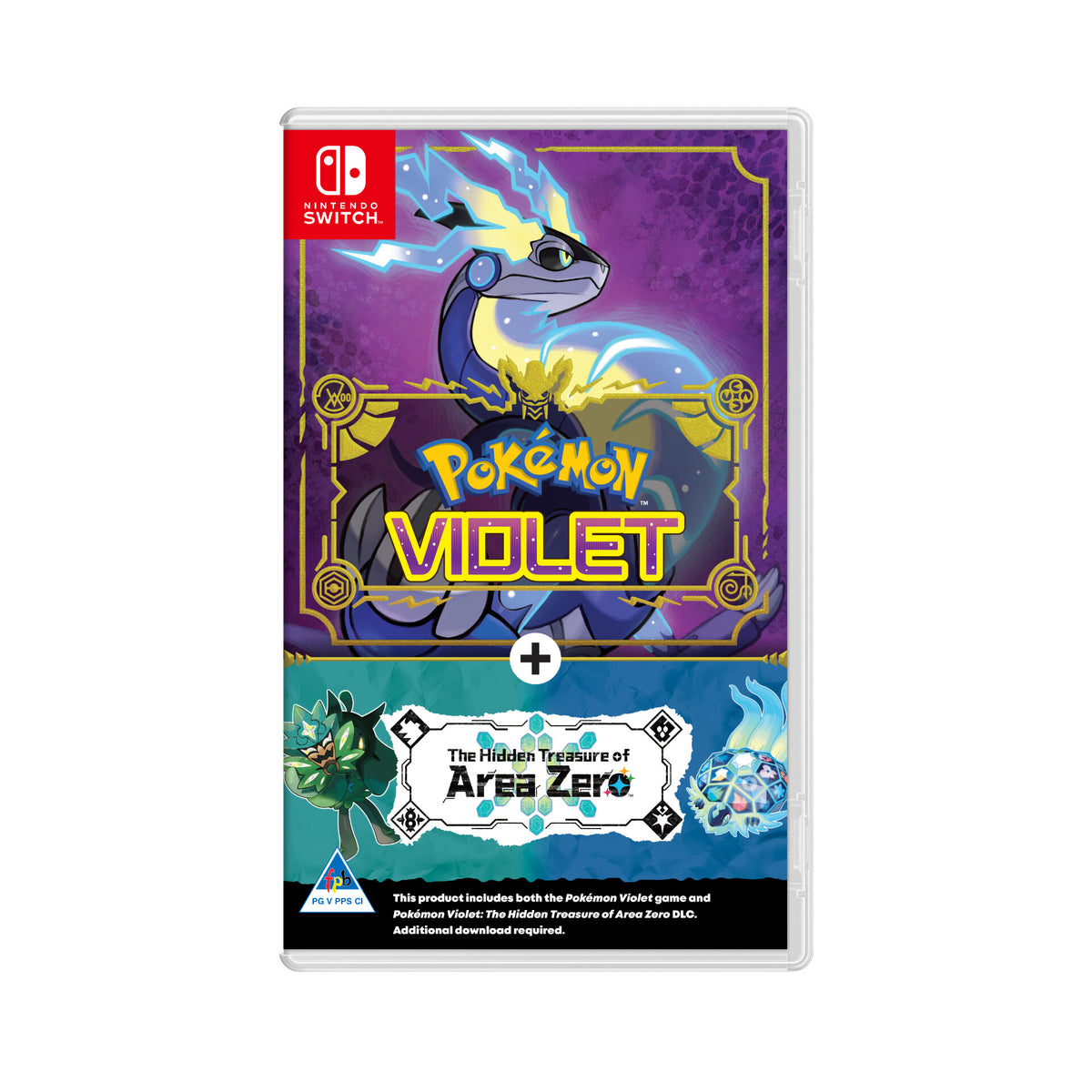 Pokemon Violet + The Hidden Treasure of Area Zero DLC - Nintendo Switch