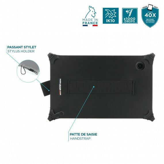 Mobilis Rugged protective case for Galaxy Tab A9 in Black