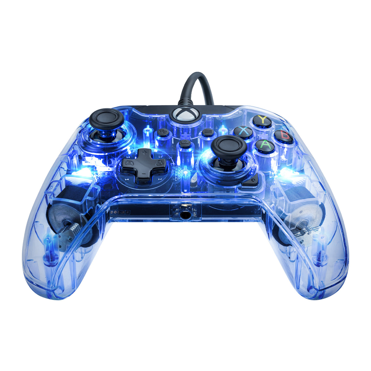 PDP Afterglow - Wired USB Gamepad for Xbox Series X|S in Transparent Blue