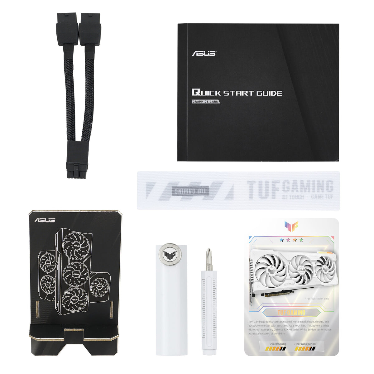 ASUS TUF Gaming White OC Edition - NVIDIA 16 GB GDDR6X GeForce RTX 4070 Ti SUPER graphics card