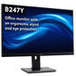 Acer B7 B247Y - 60.5 cm (23.8") - 1920 x 1080 pixels FHD LCD Monitor