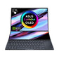 ASUS Zenbook Pro 14 Duo OLED Laptop - 36.8 cm (14.5") - Touchscreen - Intel® Core™ i7-13700H - 16 GB LPDDR5-SDRAM - 1 TB SSD - NVIDIA GeForce RTX 4050 - Wi-Fi 6E - Windows 11 Home - Black