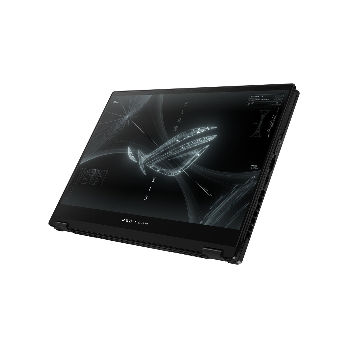 ASUS ROG Flow X13 Hybrid (2-in-1) - 34 cm (13.4") - Touchscreen - AMD Ryzen™ 9 5980HS - 16 GB LPDDR4x-SDRAM - 1 TB SSD - NVIDIA GeForce RTX 3050 Ti - Wi-Fi 6 - Windows 10 Pro - Black