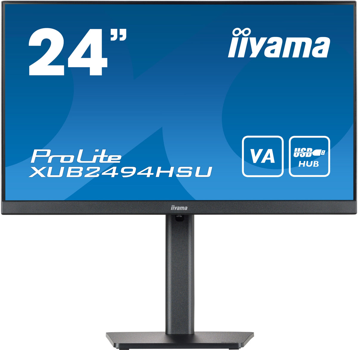 iiyama ProLite XUB2494HSU-B2 - 60.5 cm (23.8&quot;) - 1920 x 1080 pixels FHD LED Monitor