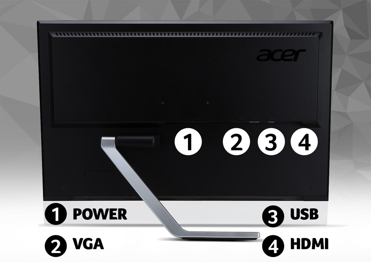 Acer T2 T232HLA - 58.4 cm (23") - 1920 x 1080 pixels FHD LED Touchscreen Monitor