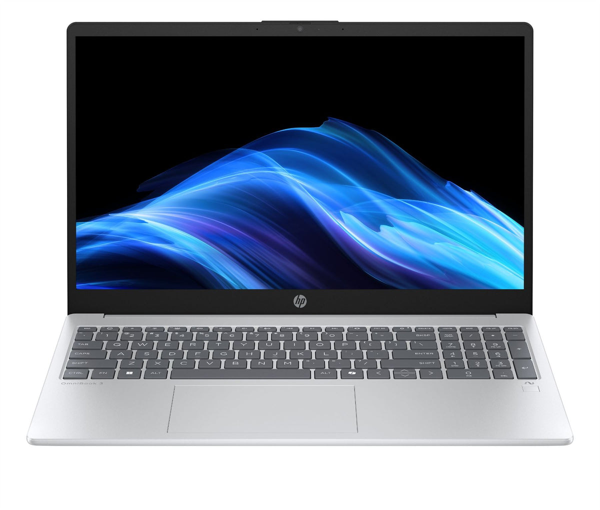 HP OmniBook 3 NGAI OmniBook 3 Next Gen AI 15-fn0003na Copilot+ PC AMD Ryzen™ AI 5 330 Laptop 39.6 cm (15.6") Full HD 16 GB DDR5-SDRAM 512 GB SSD Wi-Fi 6 (802.11ax) Windows 11 Home Silver