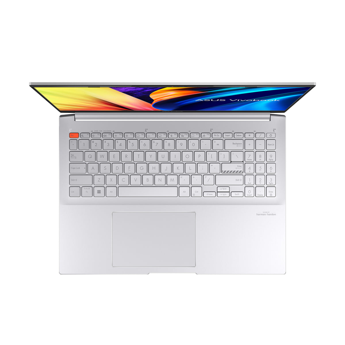 ASUS VivoBook Pro 16 Laptop - 40.6 cm (16") - Intel® Core™ i7-12650H - 16 GB DDR4-SDRAM - 512 GB SSD - NVIDIA GeForce RTX 3050 - Wi-Fi 6E - Windows 11 Home - Silver