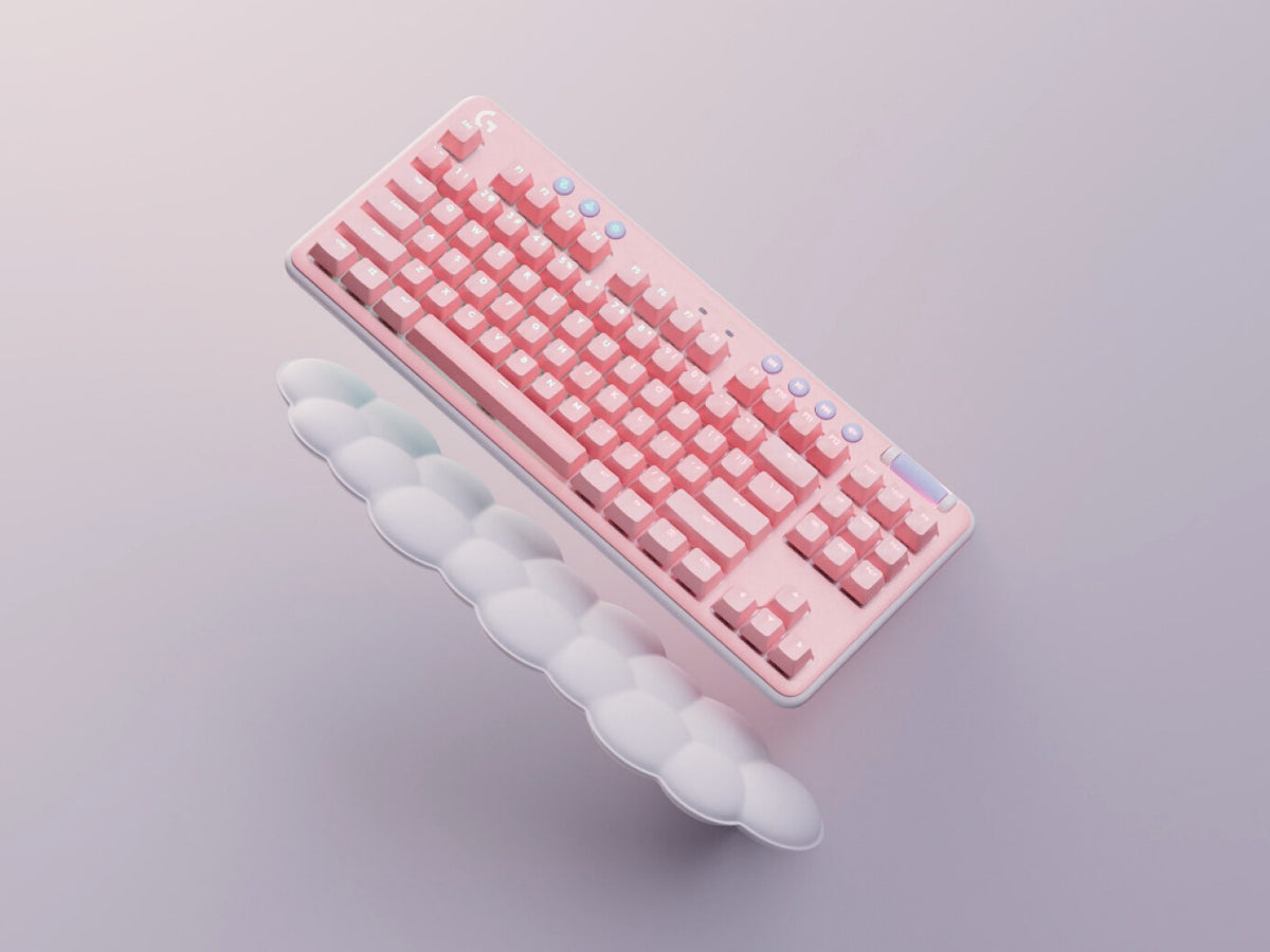 Logitech G - G715 TKL - RF Wireless + Bluetooth RGB Mechanical Gaming Keyboard in White (QWERTY UK)