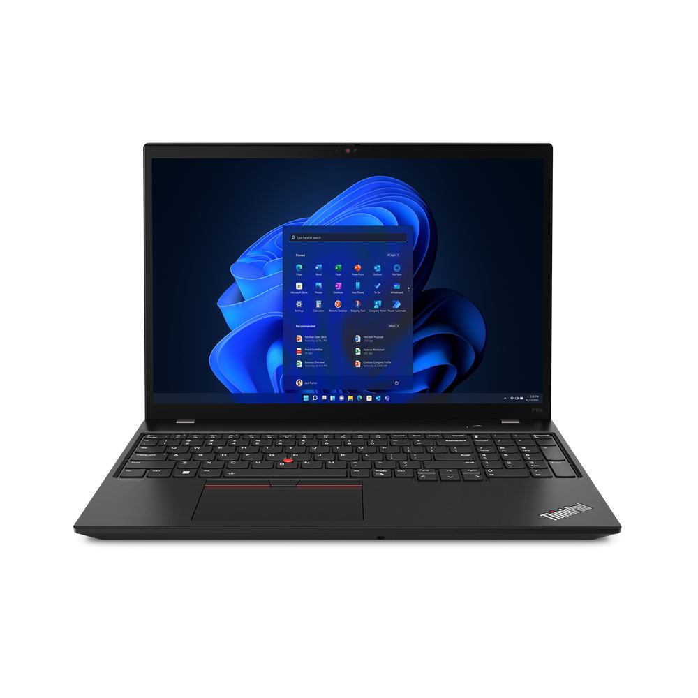 Lenovo ThinkPad P16s Gen 2 16" Mobile workstation - Intel® Core i7-1360P - 16 GB LPDDR5x-SDRAM - 1 TB SSD - NVIDIA RTX A500 - Windows 11 Pro - Black
