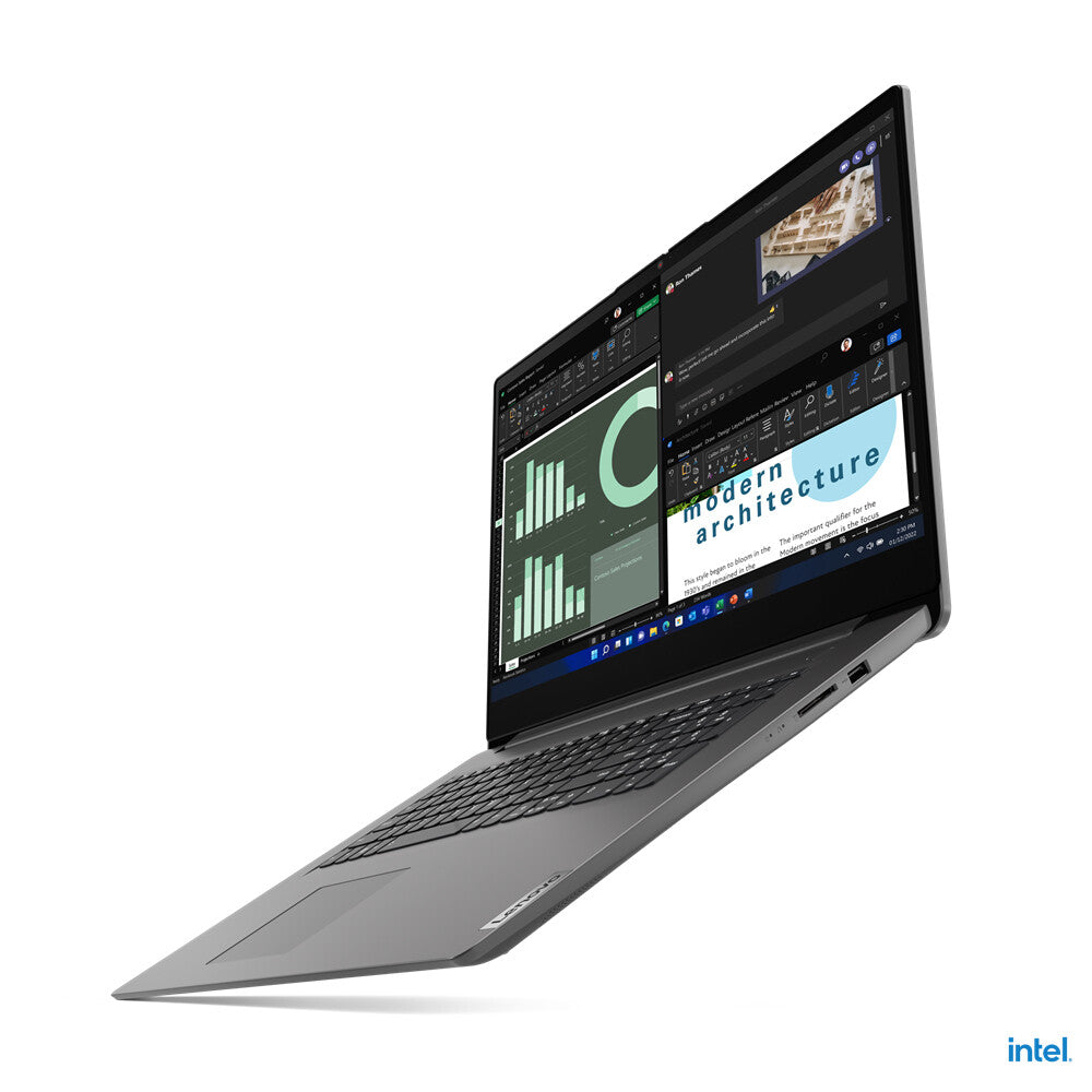 Lenovo V 17 G3 Laptop - 43.9 cm (17.3&quot;) - Intel® Core™ i5-1235U - 8 GB DDR4-SDRAM - 512 GB SSD - Wi-Fi 6 - Windows 11 Pro - Grey