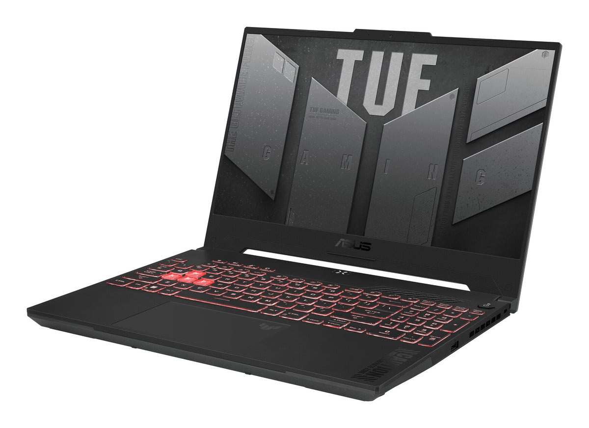 ASUS TUF Gaming A15 Laptop - 39.6 cm (15.6") - AMD Ryzen™ 5 7535HS - 8 GB DDR5-SDRAM - 512 GB SSD - NVIDIA GeForce RTX 4050 - Wi-Fi 6 - Windows 11 Home - Black / Grey