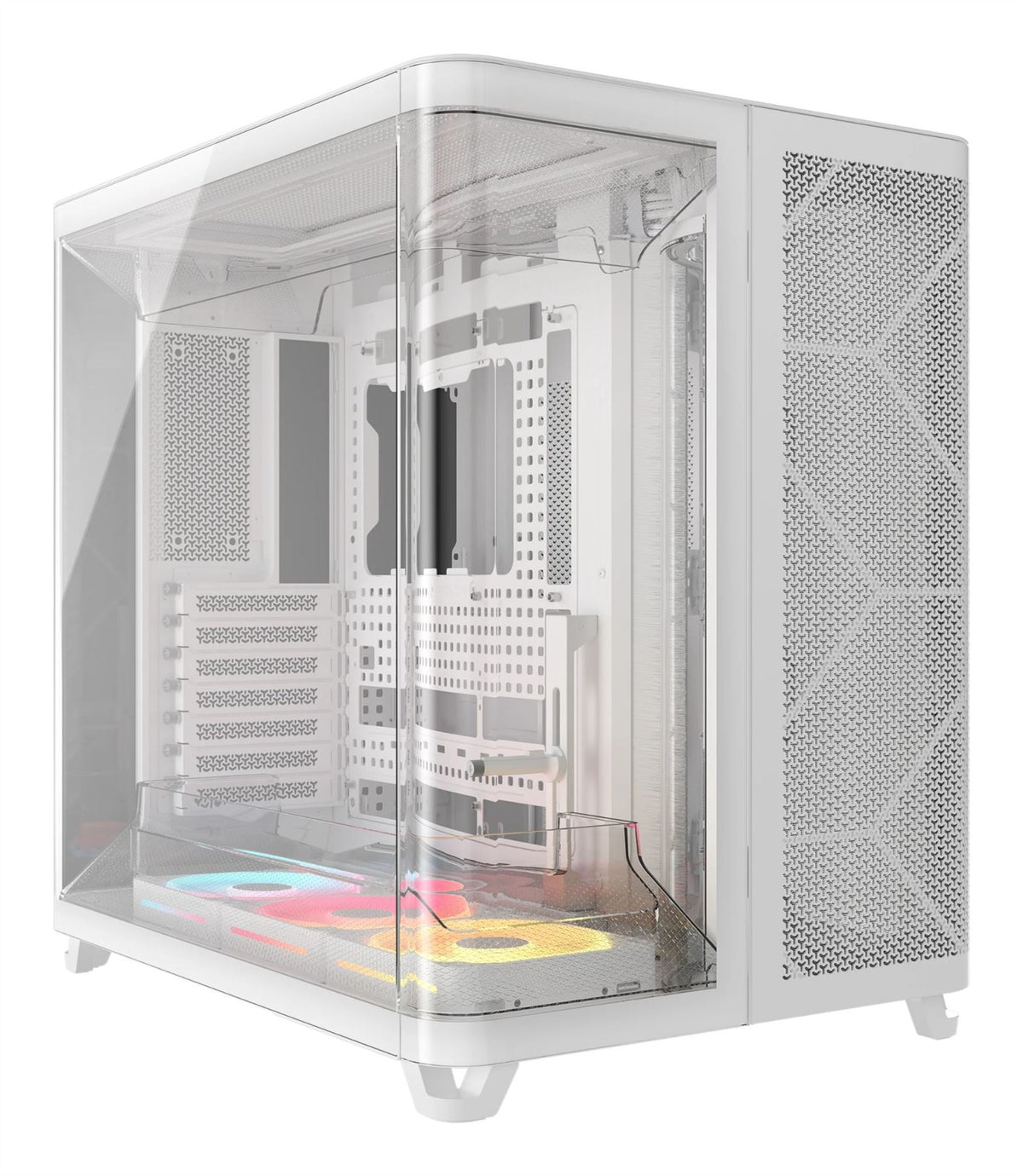 Corsair AIR 5400 LX-R RGB iCUE LINK Midi Tower White