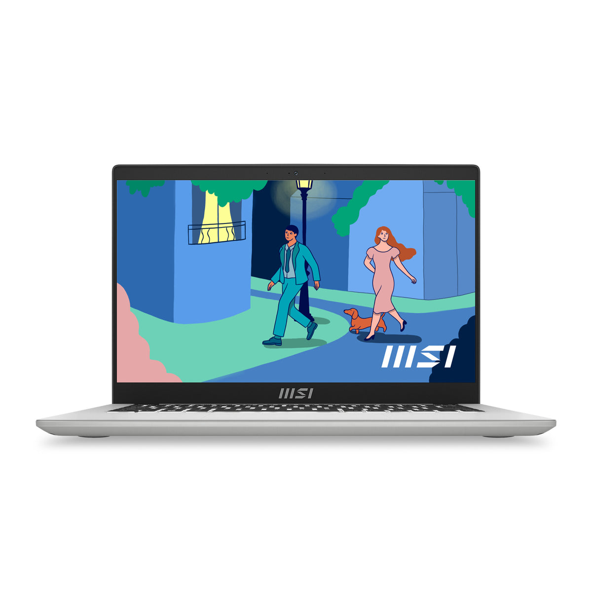 MSI Modern 14 C12M-638UK Laptop - 35.6 cm (14&quot;) - Intel® Core™ i5-1235U - 8 GB DDR4-SDRAM - 512 GB SSD - Wi-Fi 6 - Windows 11 Home - Silver