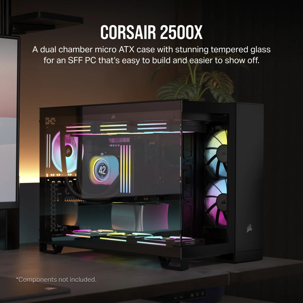 Corsair 2500D Airflow - MicroATX Mini Tower Case in Black