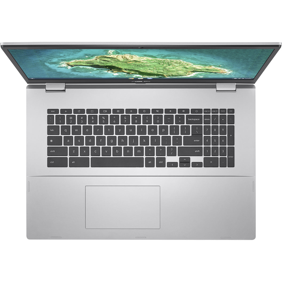 ASUS Chromebook - 43.9 cm (17.3") - Intel® Pentium® Silver N6000 - 4 GB LPDDR4x-SDRAM - 128 GB eMMC - Wi-Fi 6 - ChromeOS - Silver