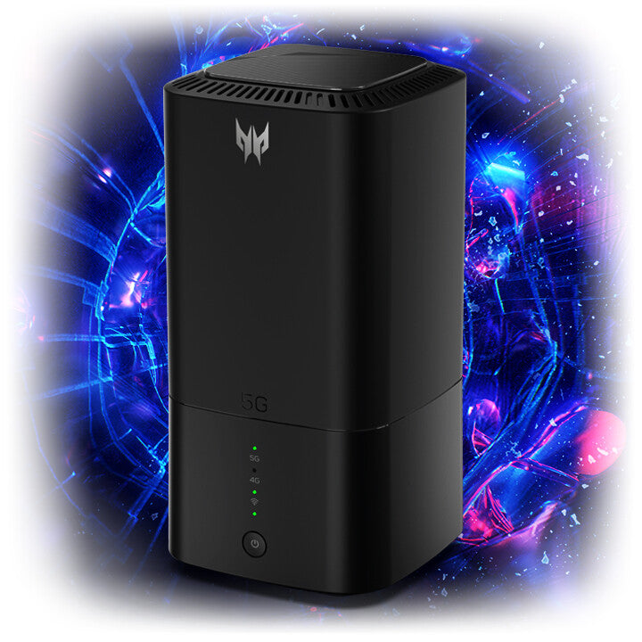 Acer Predator Connect X5 5G - Gigabit Ethernet Dual-band (2.4 GHz / 5 GHz) wireless router in Black