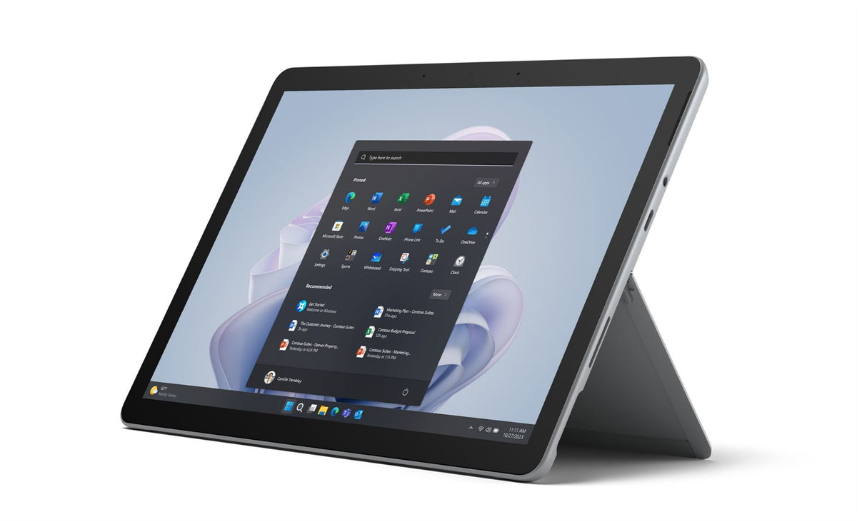 Microsoft Surface Go 4 Intel® N 256 GB 26.7 cm (10.5") 8 GB Wi-Fi 6 (802.11ax) Windows 11 Pro Platinum, EU