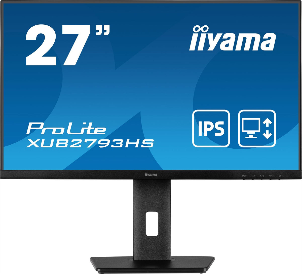 iiyama ProLite XUB2793HS-B5 LED display 68.6 cm (27&quot;) 1920 x 1080 pixels Full HD Black Monitor