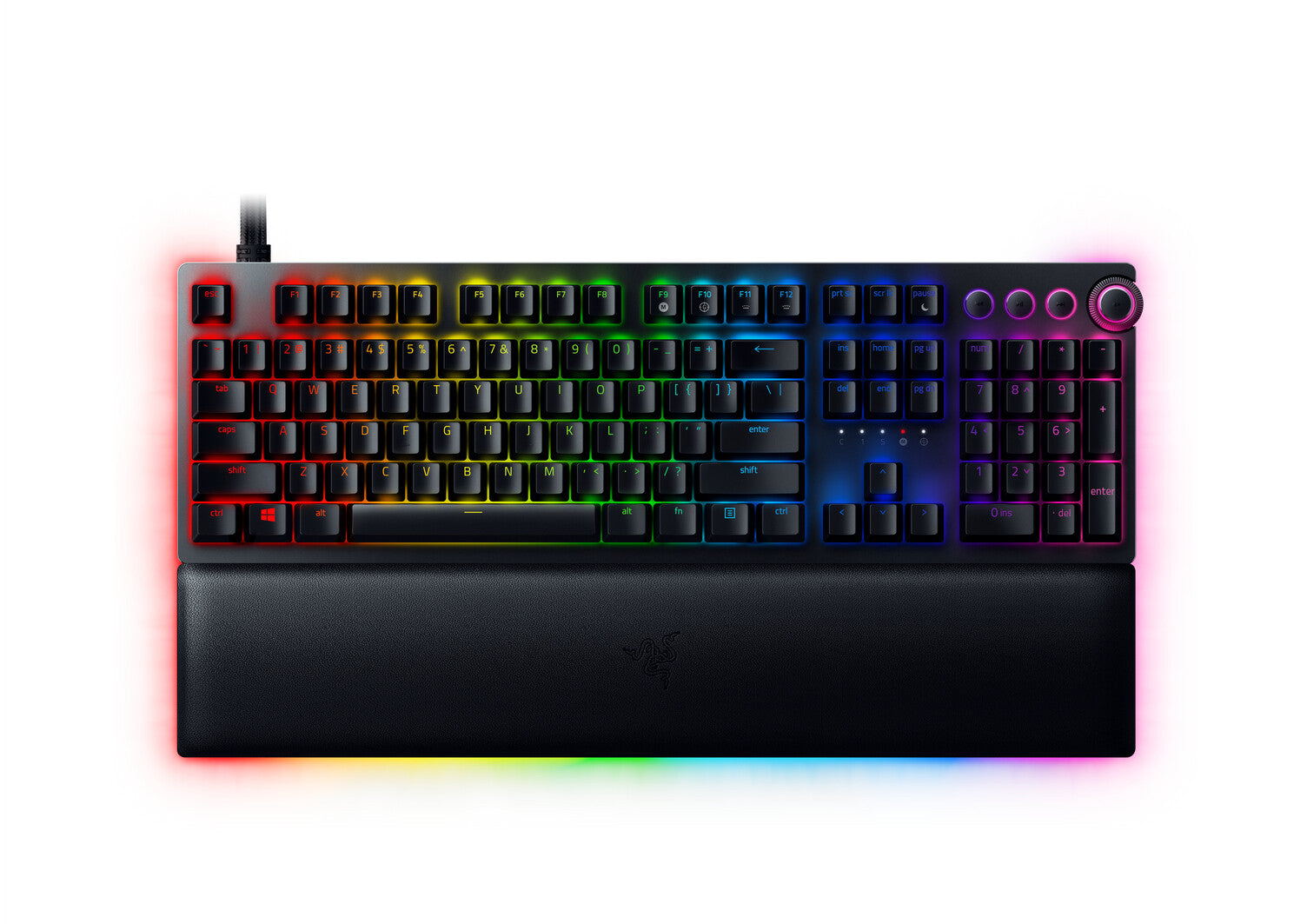 Keyboard Uk Razer Razer Huntsman V2 Analog - Wired USB Opto-mechanical keyboard (UK QWER ...