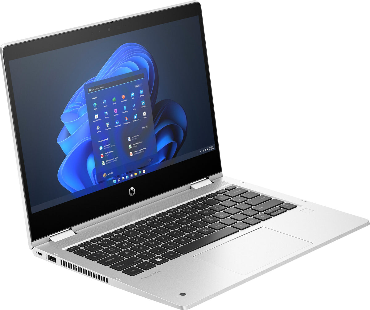 HP Pro x360 435 G10 Laptop - Touchscreen - 33.8 cm (13.3&quot;) - AMD Ryzen™ 5 7530U - 8 GB DDR4-SDRAM - 256 GB SSD - Wi-Fi 6E - Windows 11 Pro