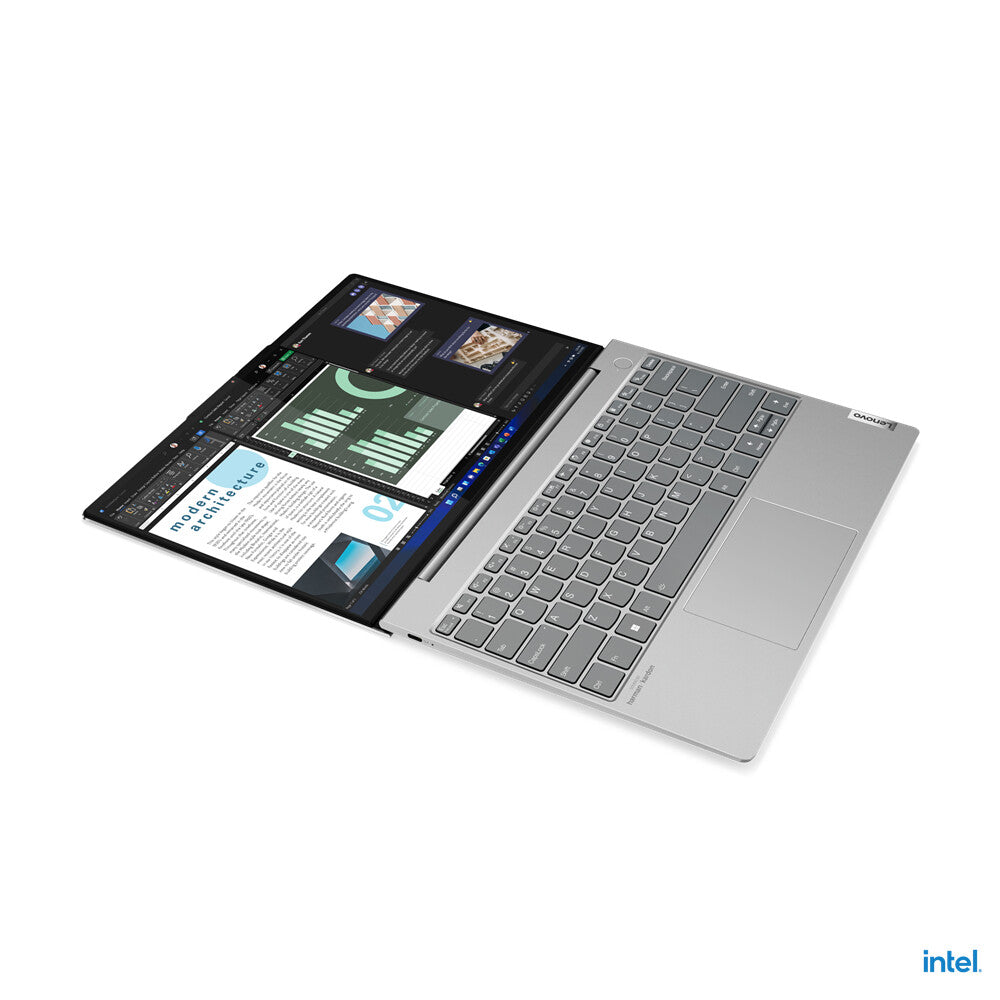 Lenovo ThinkBook 13x G2 IAP Laptop - 33.8 cm (13.3&quot;) - Intel® Core™ i7-1255U - 16 GB LPDDR5-SDRAM - 512 GB SSD - Wi-Fi 6E - Windows 11 Pro - Grey