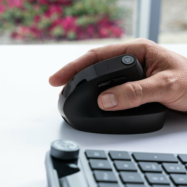 JLab JBUDS ERGONOMIC - RF Wireless + Bluetooth Mouse in Black - 2,400 DPI
