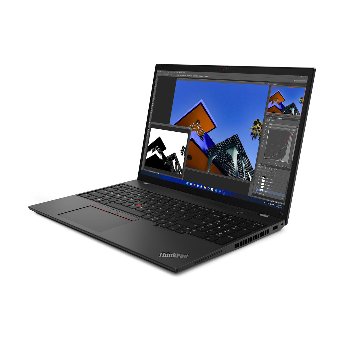 Lenovo ThinkPad T16 Gen 1 Laptop - 40.6 cm (16") - Intel® Core™ i7-1260P - 16 GB DDR4-SDRAM - 512 GB SSD - Wi-Fi 6E - Windows 11 Pro - Black
