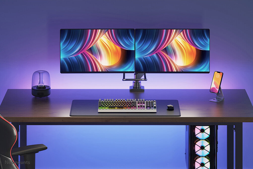Neomounts NM-D775DXBLACK - Desk monitor mount for 25.4 cm (10") to 81.3 cm (32")