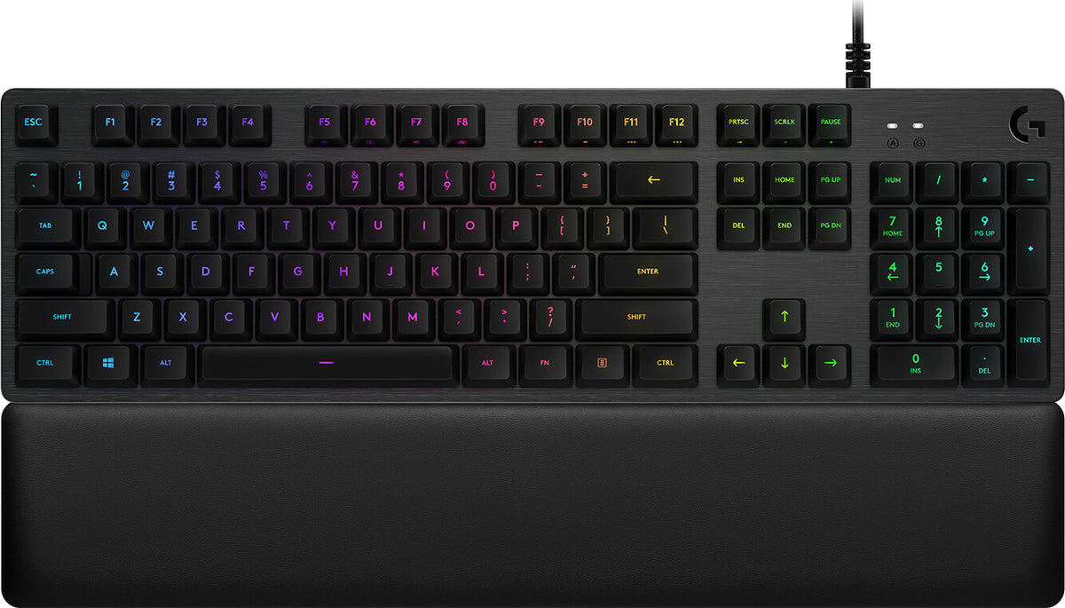 Logitech G - G513 CARBON LIGHTSYNC RGB - USB Wired RGB Mechanical Gaming Keyboard in Carbon (QWERTY UK)