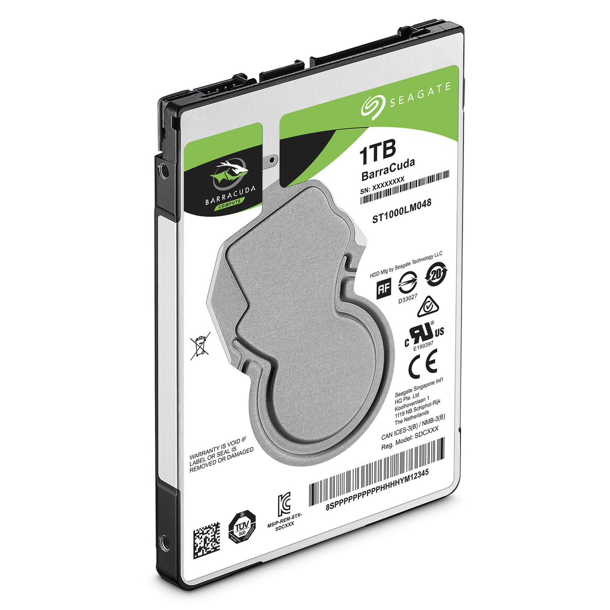 Seagate Barracuda - 5.4K RPM Serial ATA III 2.5" HDD - 1 TB