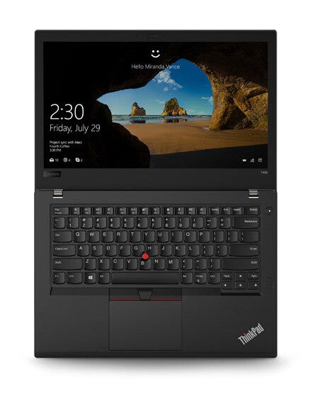 Lenovo ThinkPad T480 Laptop - 35.6 cm (14") - Intel® Core™ i7-8650U - 16 GB DDR4-SDRAM - 512 GB SSD - Wi-Fi 5 - Windows 10 Pro - Black - Refurbished