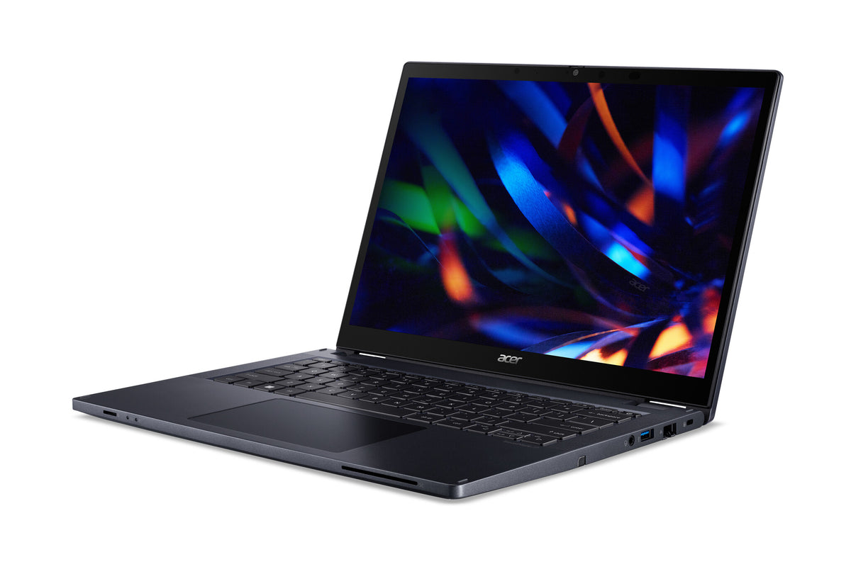 Acer TravelMate Spin P4 - Hybrid (2-in-1) - 35.6 cm (14") - Touchscreen - Intel® Core™ i5-1335U - 16 GB DDR4-SDRAM - 512 GB SSD - Wi-Fi 6E - Windows 11 Pro - Blue