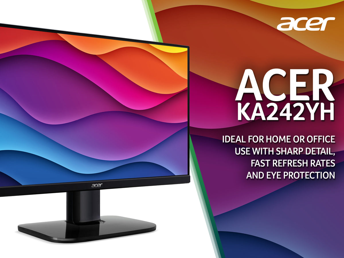 Acer KA2 KA242YHbi - 60.5 cm (23.8") - 1920 x 1080 pixels Full HD LED Monitor