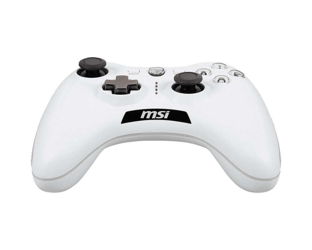MSI FORCE GC20 V2 - Wired Gaming Controller for PC / Android in White