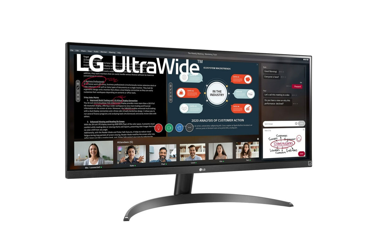 LG 29WP500-B - 73.7 cm (29") - 2560 x 1080 pixels UltraWide Full HD Monitor