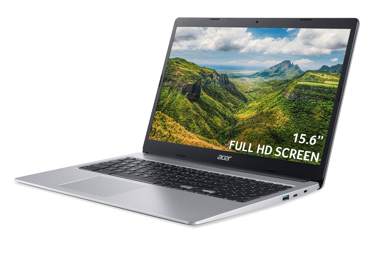 Acer Chromebook 315 - 39.6 cm (15.6") - Intel® Celeron® N4020 - 4 GB DDR4-SDRAM - 64 GB eMMC - Wi-Fi 5 - Chrome OS - Silver
